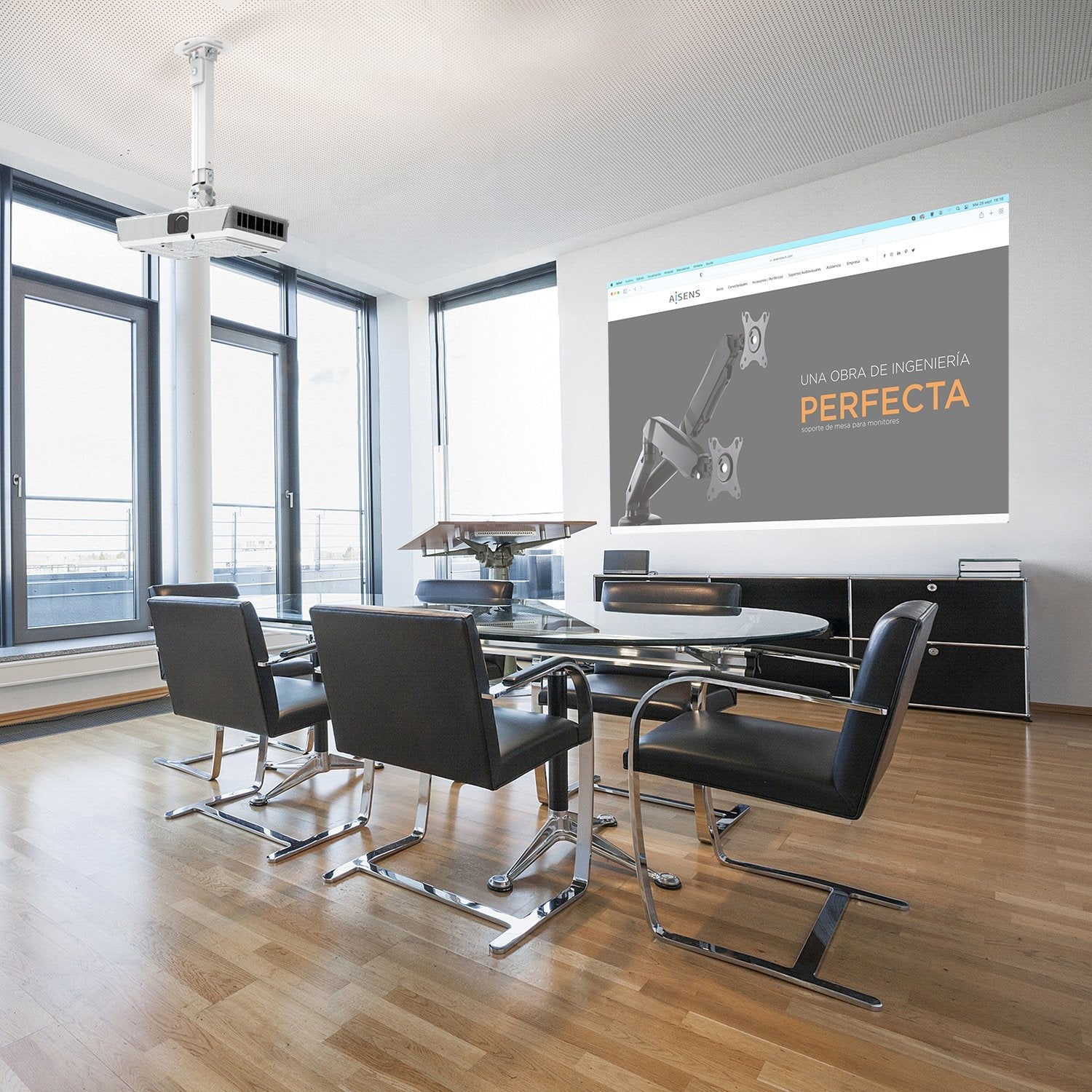 EAN 8436574707465 - AISENS CP04TSRE-133 montaje para projector imagen 7