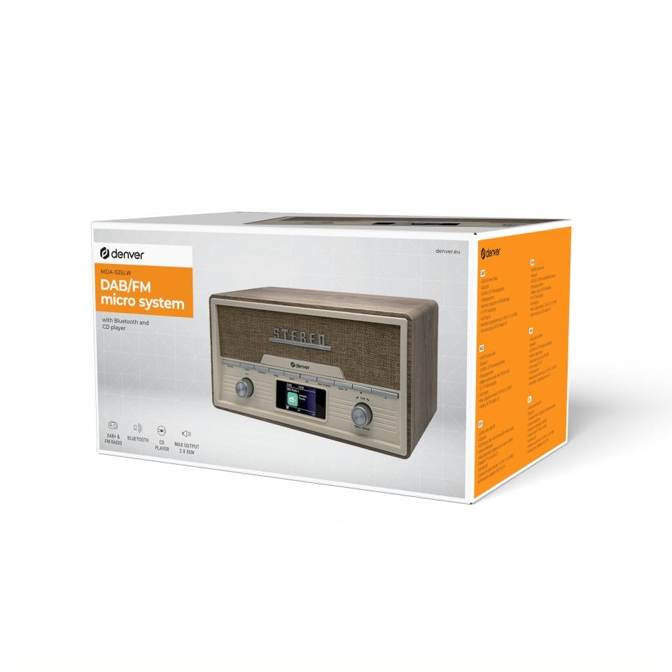 EAN 5706751073496 - Denver MDA-525LW Madera Reproductor de CD portátil imagen 6
