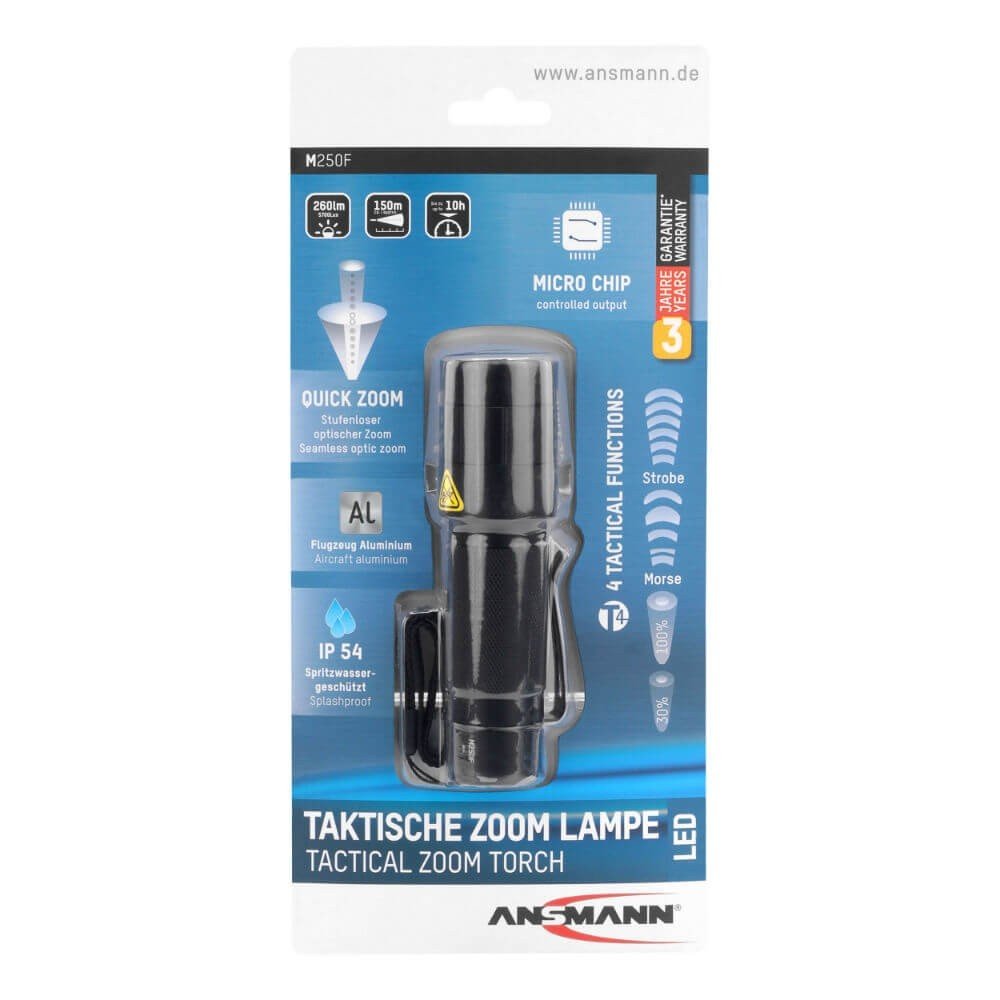 EAN 4013674118212 - Ansmann M250F Negro Linterna de mano imagen 6