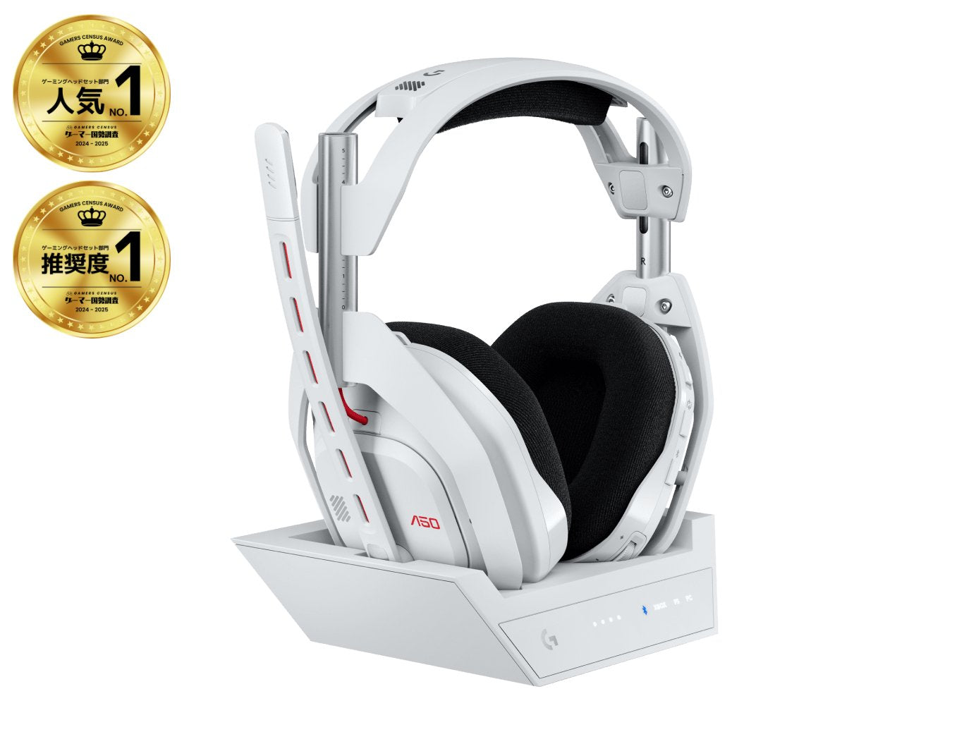 EAN 5099206127333 - ASTRO Gaming A50 (Gen 5) Auriculares Inalámbrico Diadema Juego USB Type-C / USB Type-A Bluetooth Blanco imagen 8