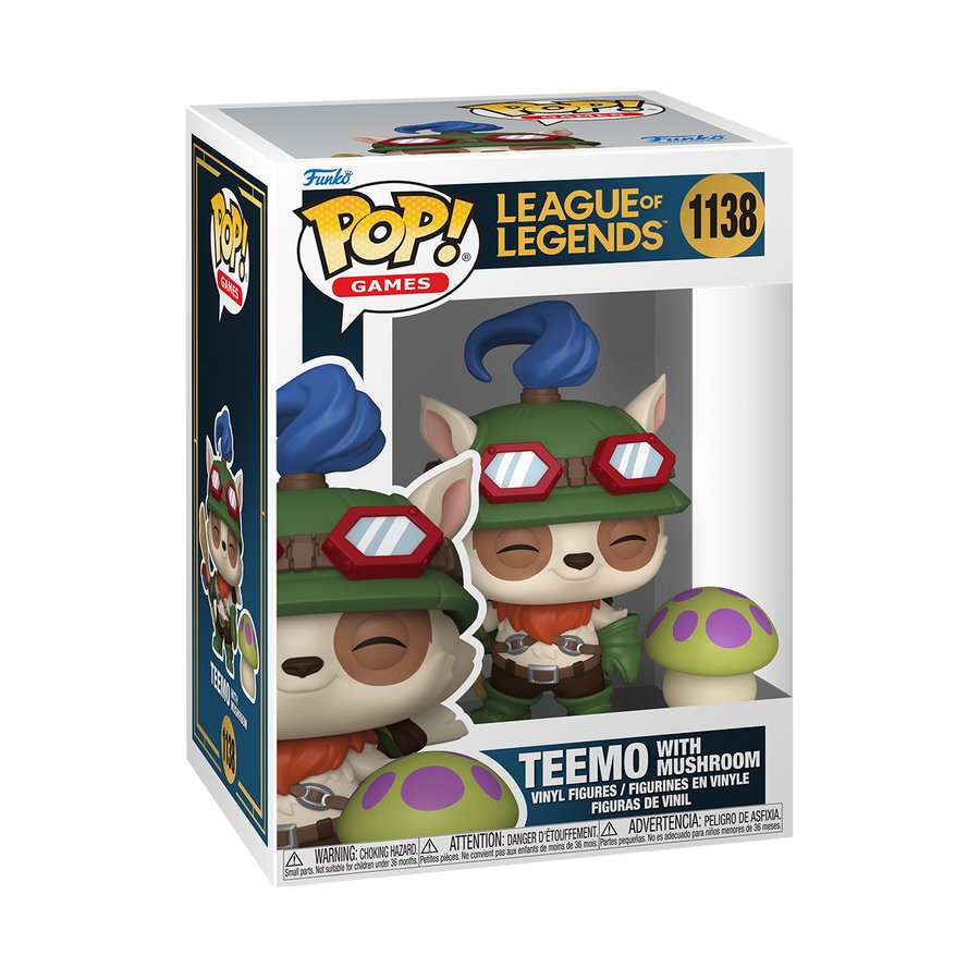 Figura Pop League Of Legends Teemo With Mushroom