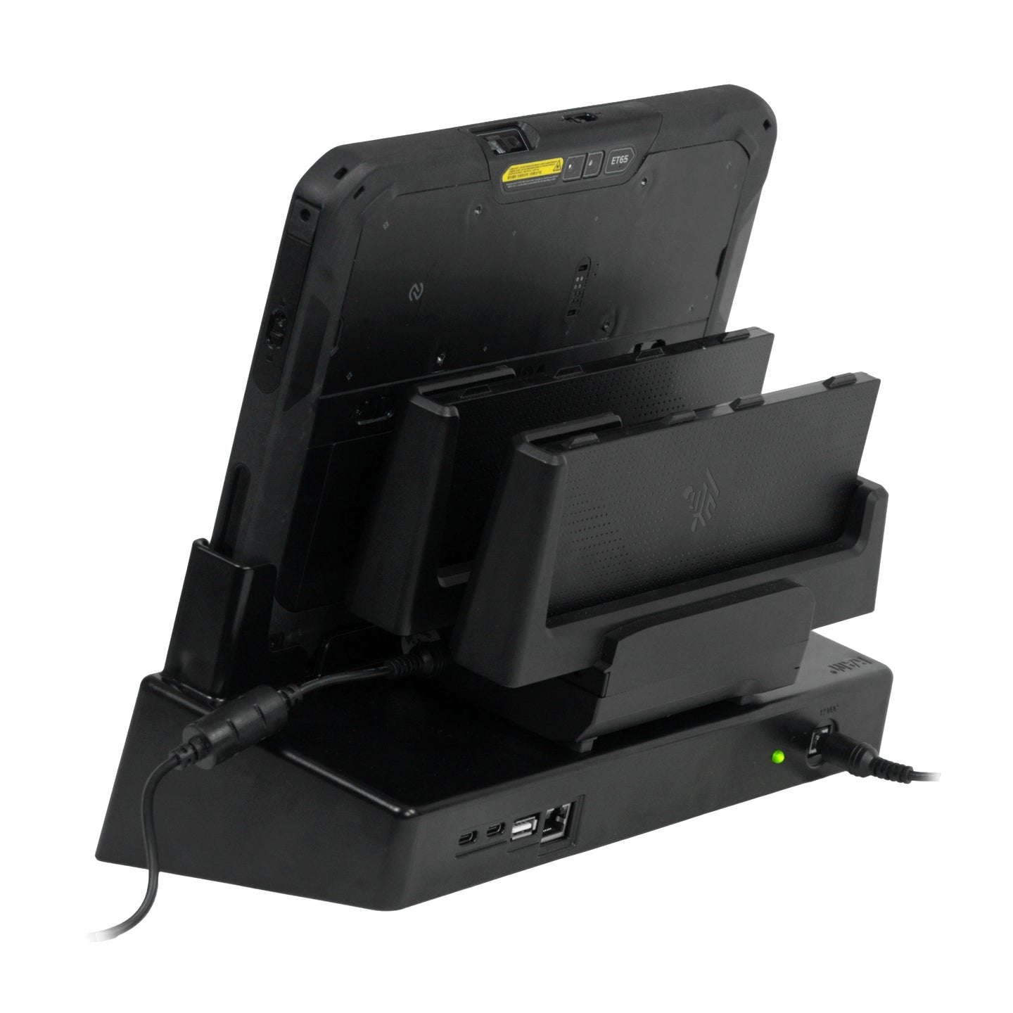 Ram Desktop Dock For Zebra Et6x Tablets With 1 X Rj45 1 X Usb-A 2 X Usb-C 12v Dc Power