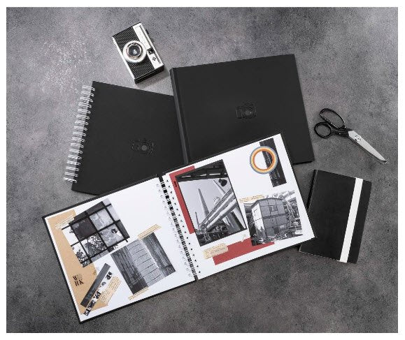 Hama Signs Libro Album 28x24 30 Paginas Blancas, Negro 7299