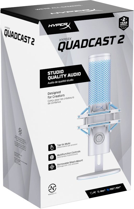 Hp Hyperx Quadcast 2 - Usb Microphone (Grey)
