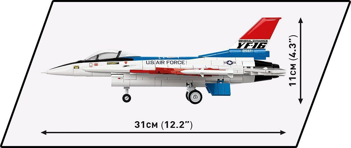 Cobi F-16 (Yf-16) Primer Vuelo 1974, Juguetes De Diseño Cobi-5892