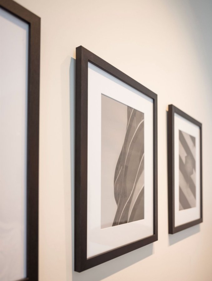 Deknudt S66kf2 P1 30x30 Holz Schwarz Mit Passepartout