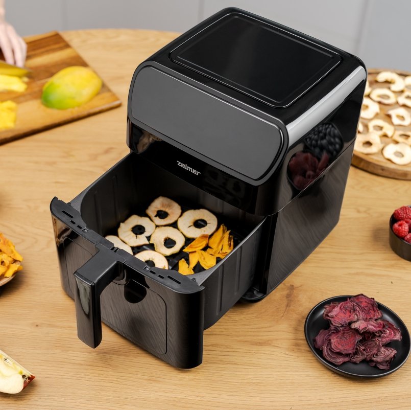 EAN 5908269356959 - Zelmer ZAF6500 freidora Sencillo 6,5 L 1500 W Freidora de aire caliente Negro imagen 3