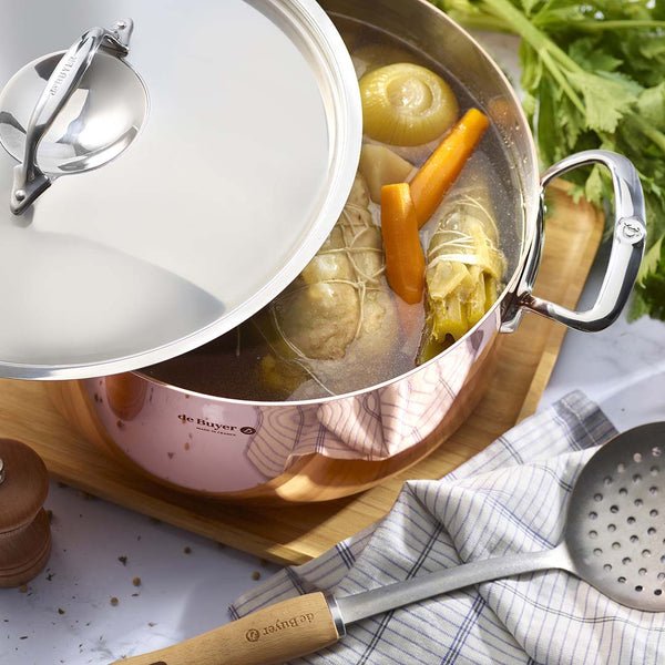 De Buyer Prima Matera Saucepot Copper/Steel 24 Cm Induction Cacerola