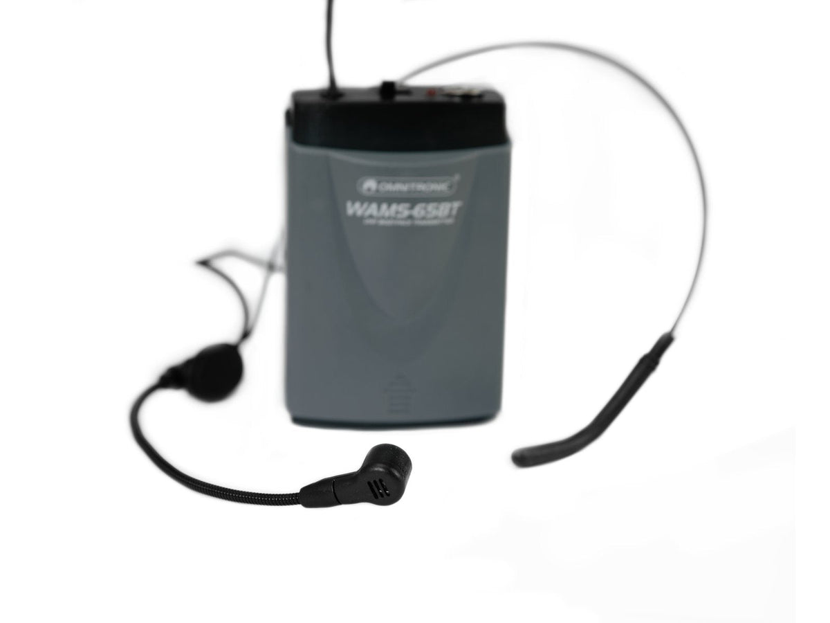 Omnitronic Wams-65bt - Sistema De Micrófono - Negro