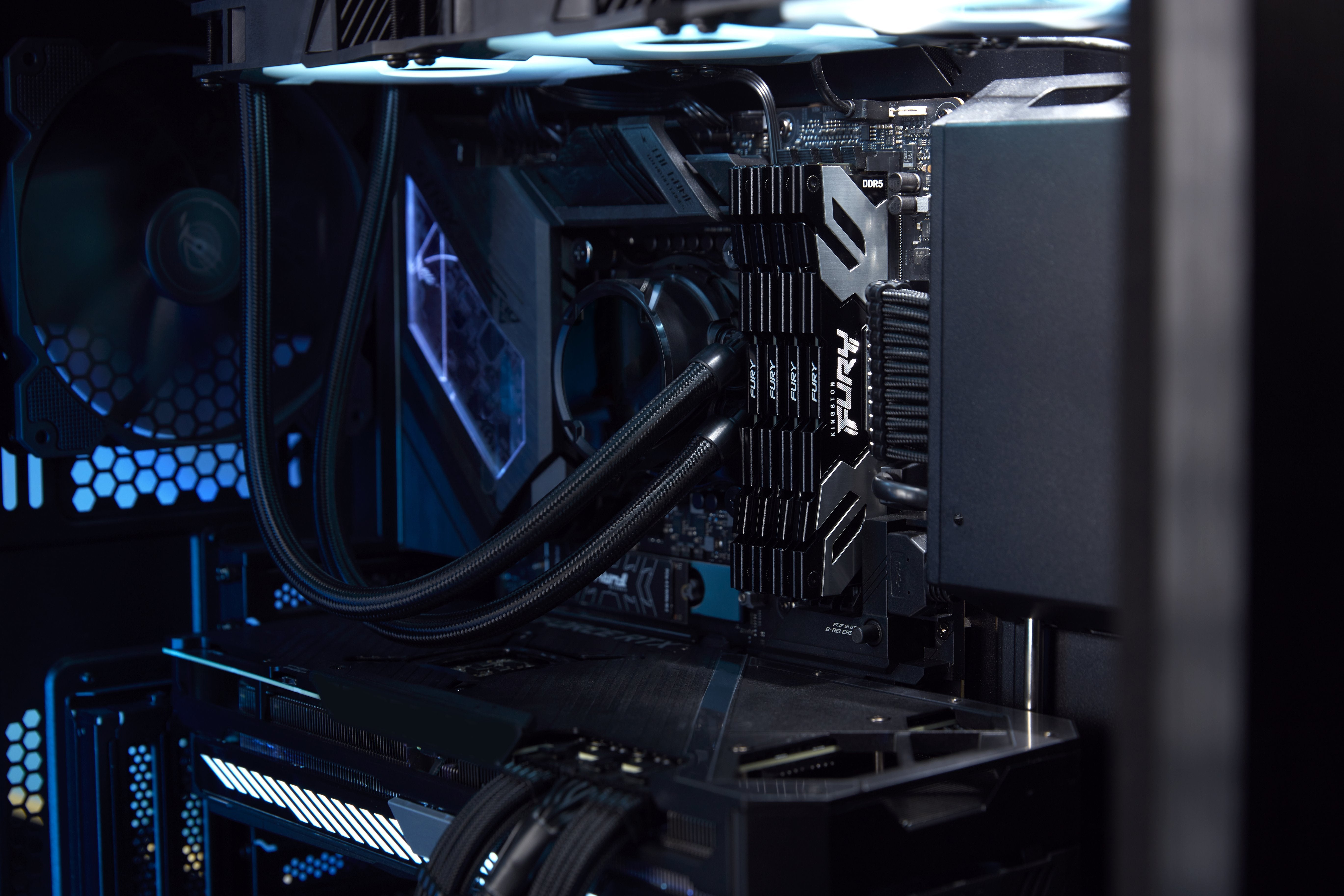 Kingston Dimm 48 Gb Ddr5-8000 (2x 24 Gb) Dual-Kit (Plata/Negro, Kf580c38rsk2-48, Renegade, Intel Xmp) Kf580c38rsk2-48