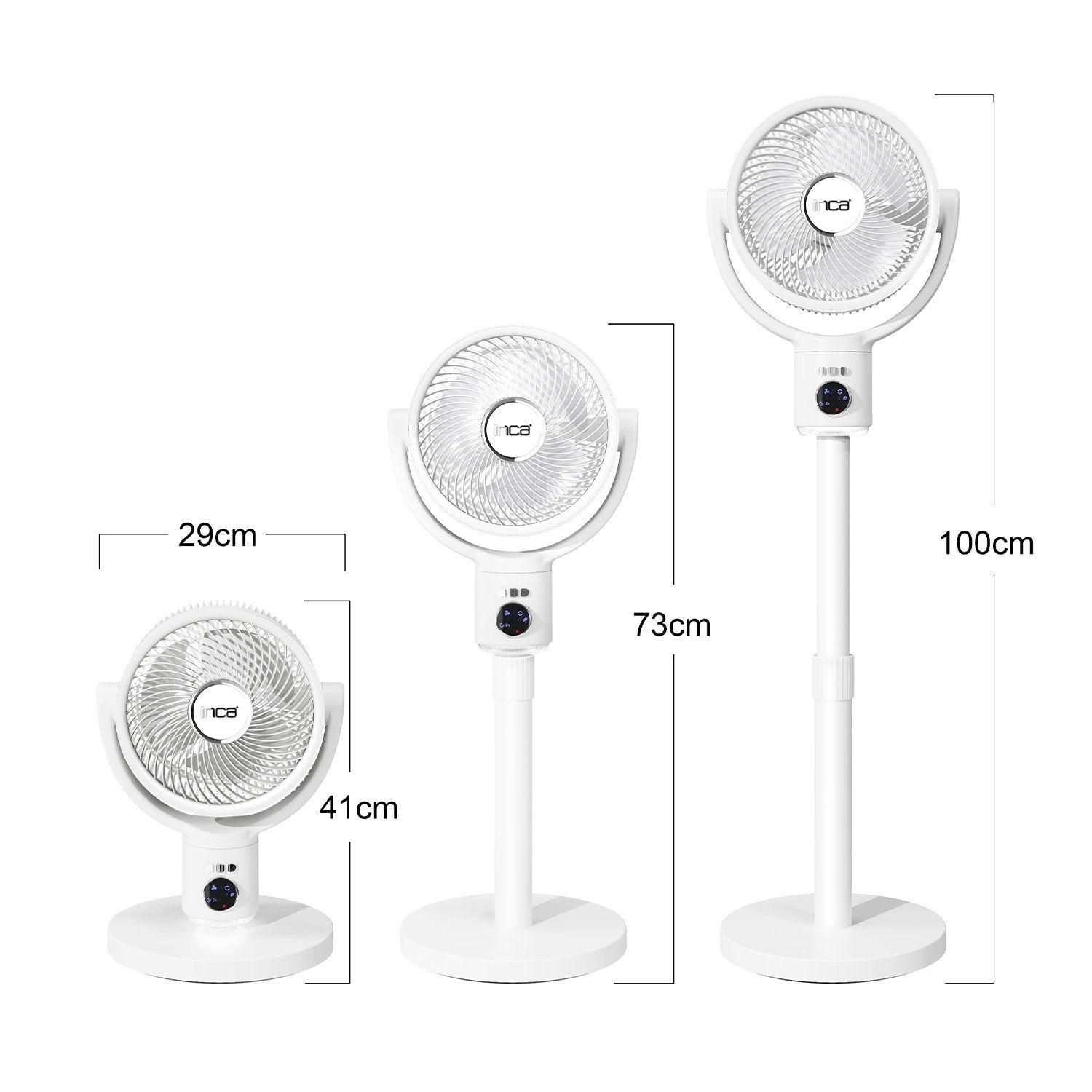 EAN 8681949017162 - Inca IAF-01B ventilador Blanco imagen 2