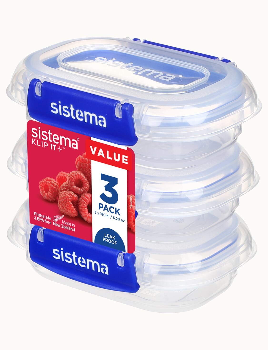 EAN 9414202885234 - Sistema 881523 recipiente de almacenar comida Rectangular Contenedor 0,18 L Transparente 3 pieza(s) imagen 1