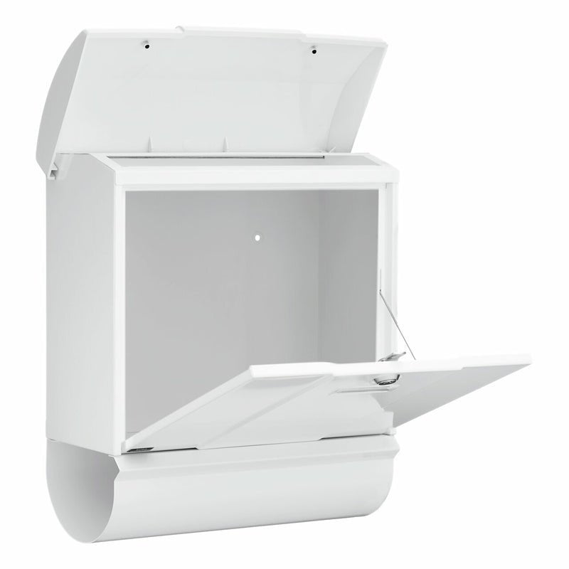 Burg-Wächter Olymp-Set 91600 W Briefkasten Chapa De Acero Blanco