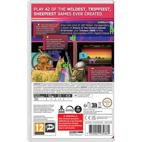 EAN 7350002934869 - Clear River Games Llamasoft: The Jeff Minter Story Estándar Nintendo Switch imagen 2