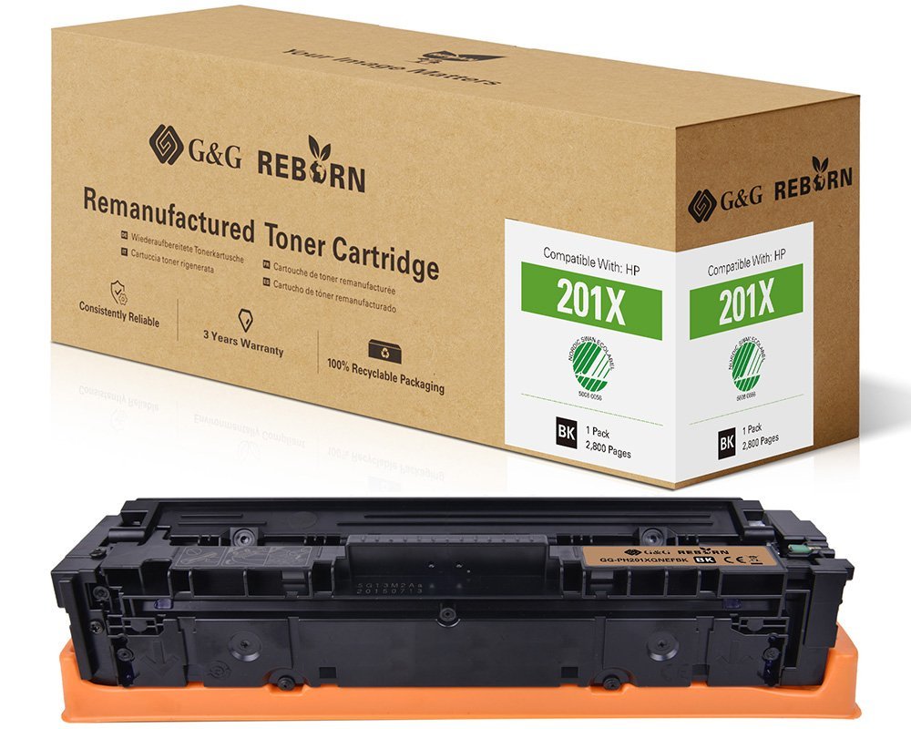 G&G Reborn-Toner Compatible Con Hp 201x, Cf400x