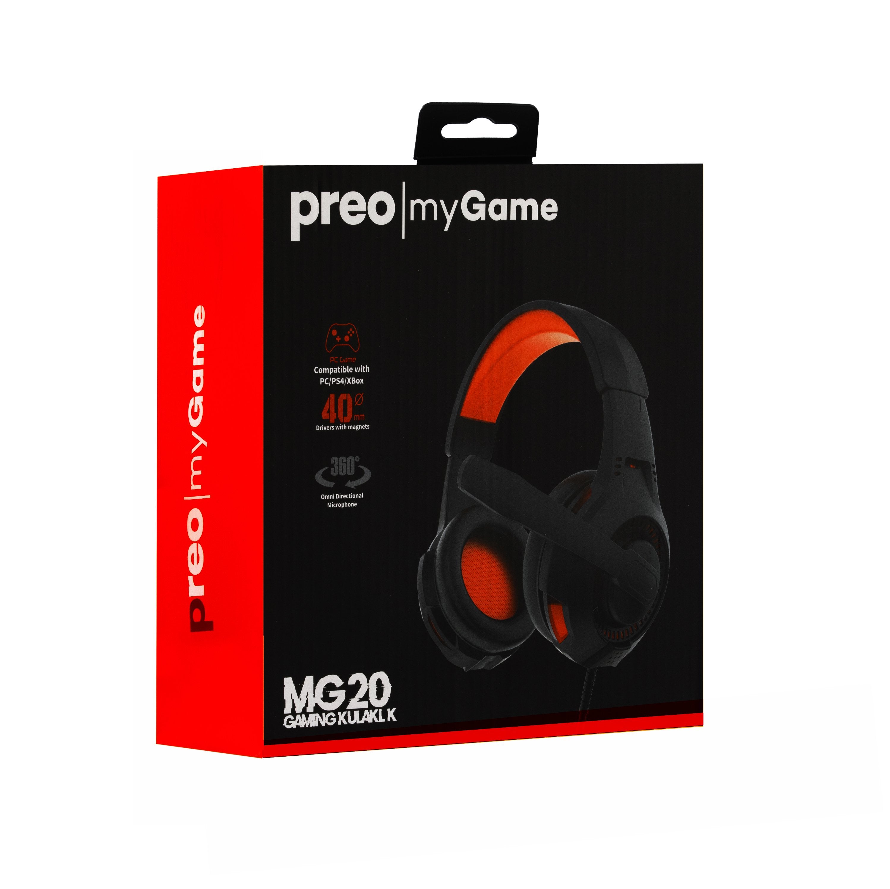 EAN 8681949011504 - Preo 125085402 auricular y casco Auriculares Alámbrico Diadema Juego Negro, Rojo imagen 4