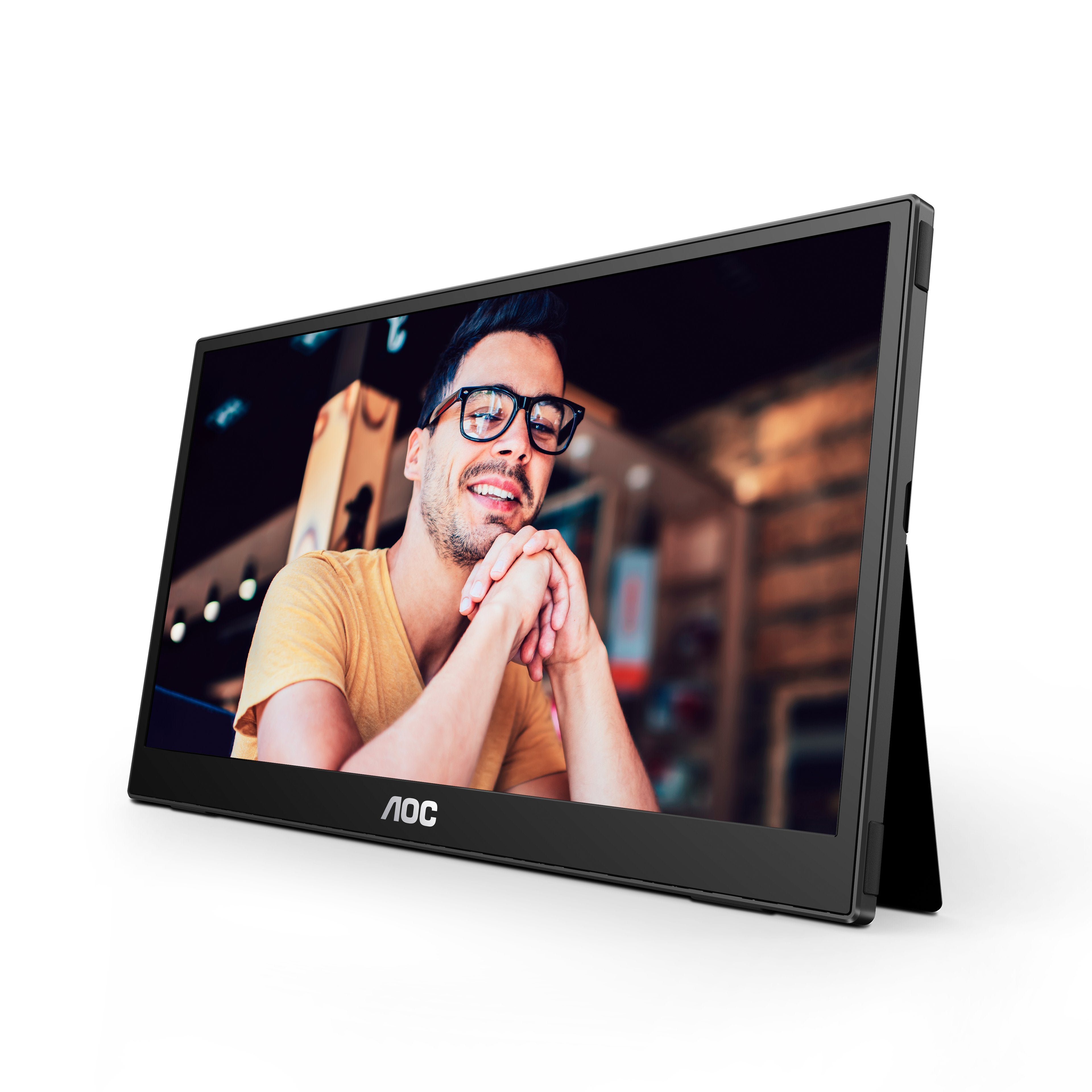 EAN 4038986151313 - AOC 16T3EA monitor o TV portátil Negro 39,6 cm (15.6") 1920 x 1080 Pixeles imagen 6