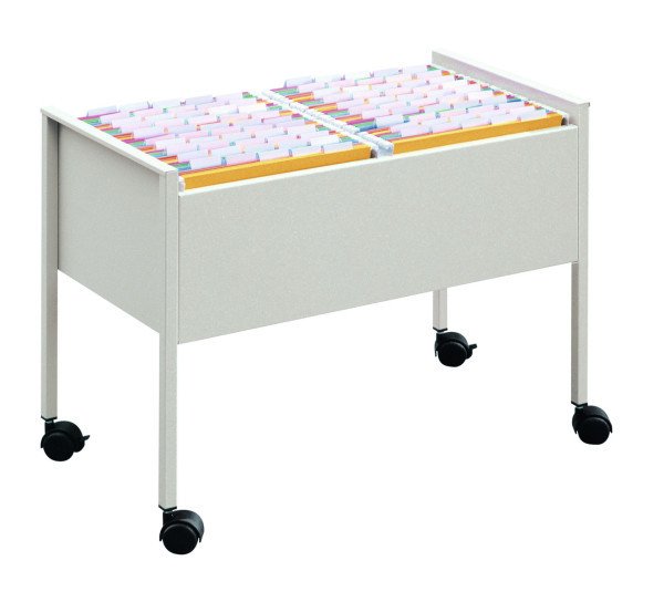 Carro Para Carpetas Colgantes Transversal-Registratur Gris Claro Para Hasta 100 Hängemappen