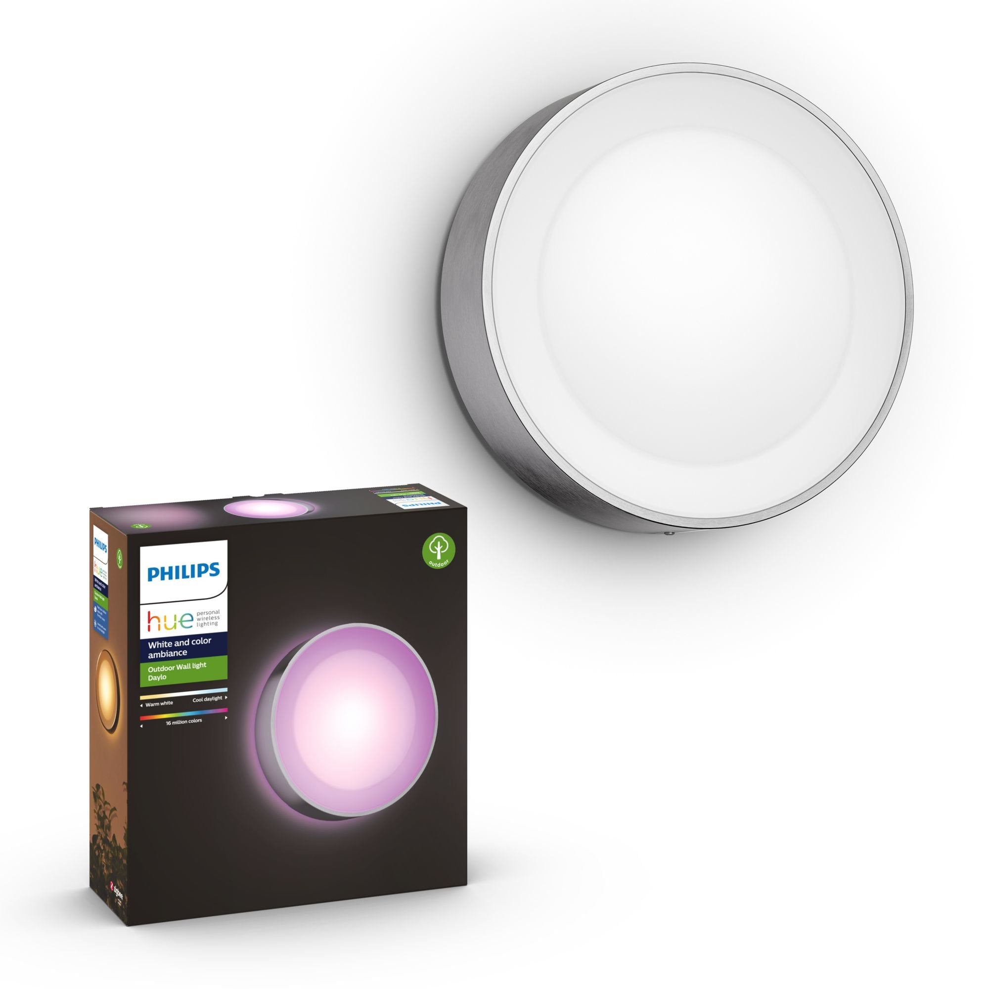 Philips Hue White And Color Ambiance Aplique Mural Para Exteriores Daylo