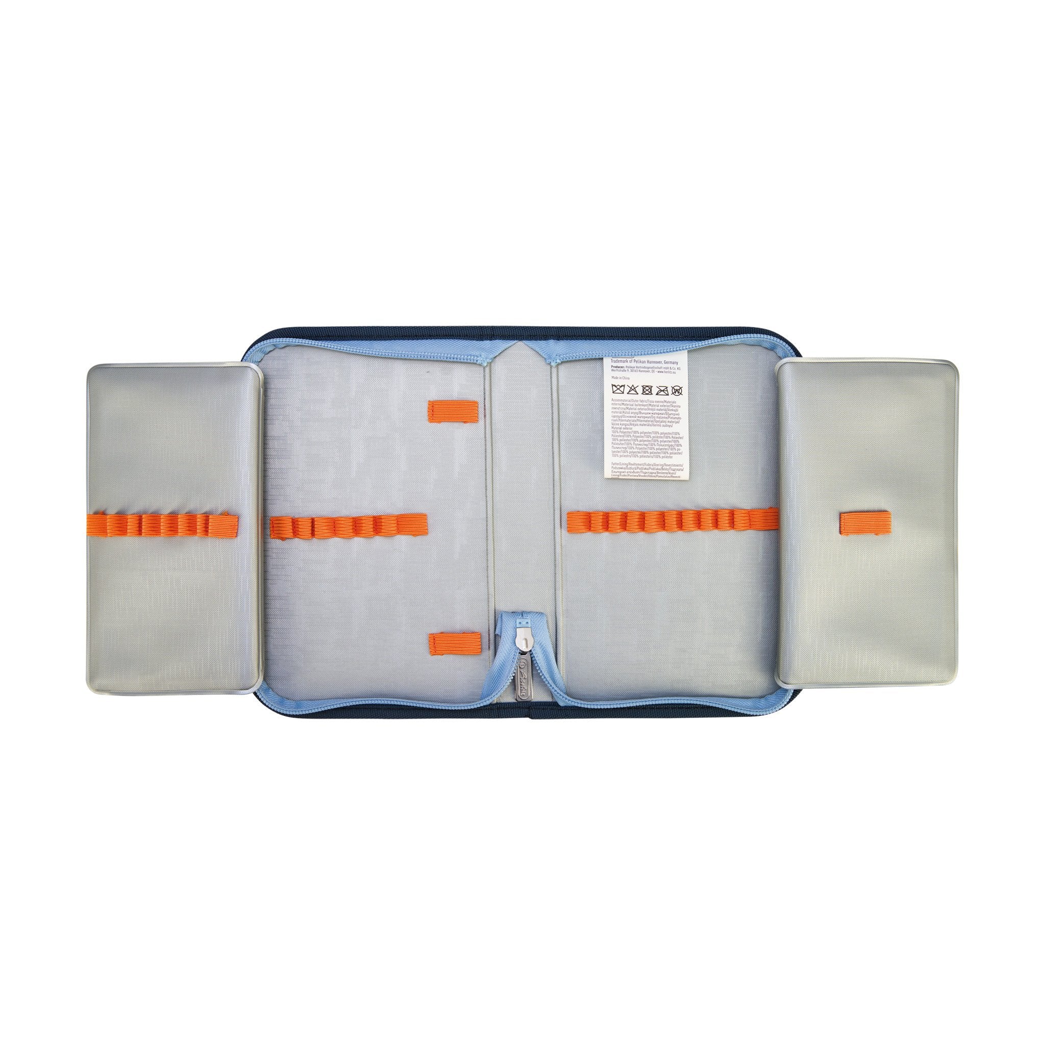 EAN 4008110396767 - Herlitz UltraLight Plus TechMech juego de mochila escolar Niño Poliéster Azul, Naranja imagen 10