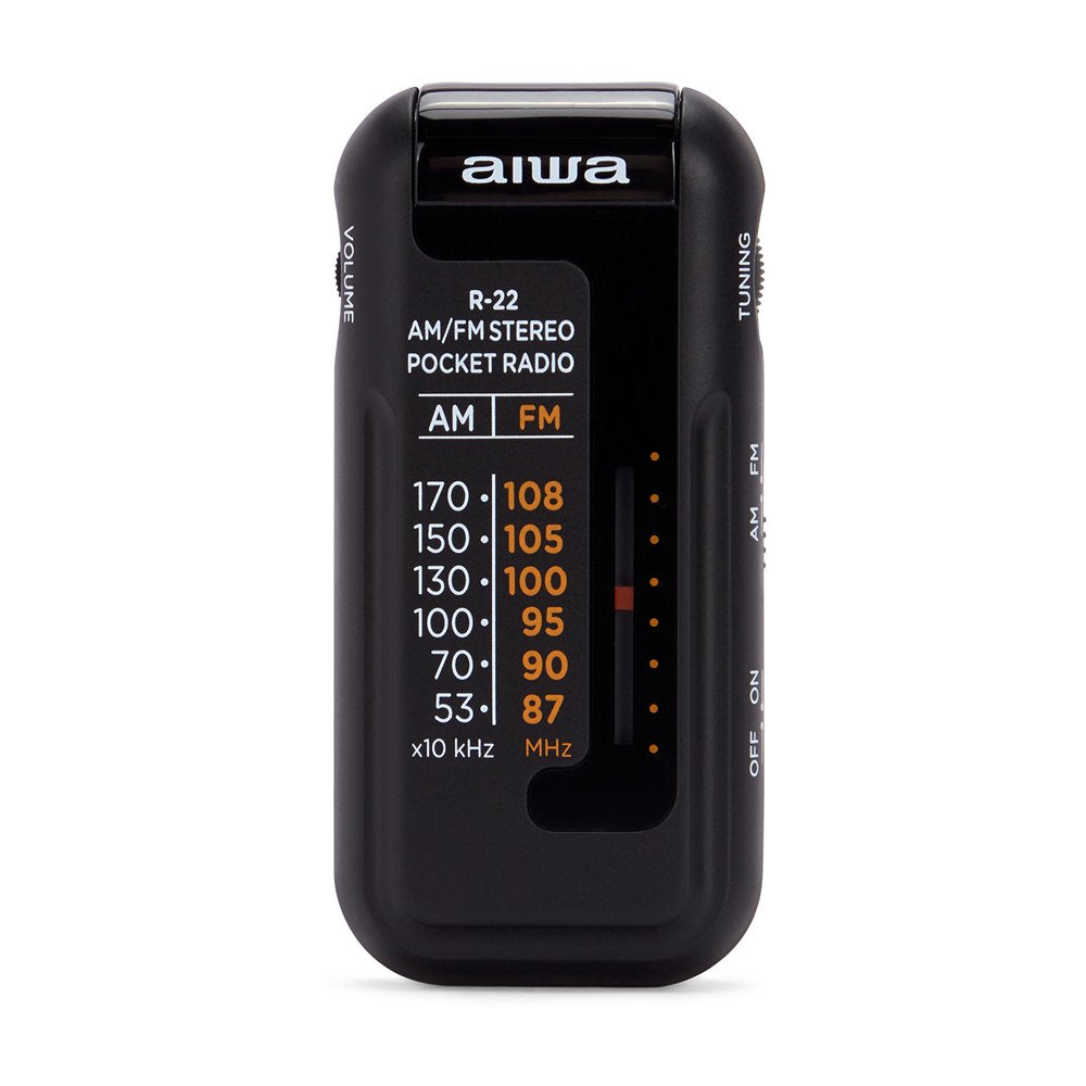 EAN 8435256896930 - Aiwa R-22BK radio Personal Analógica Negro imagen 1