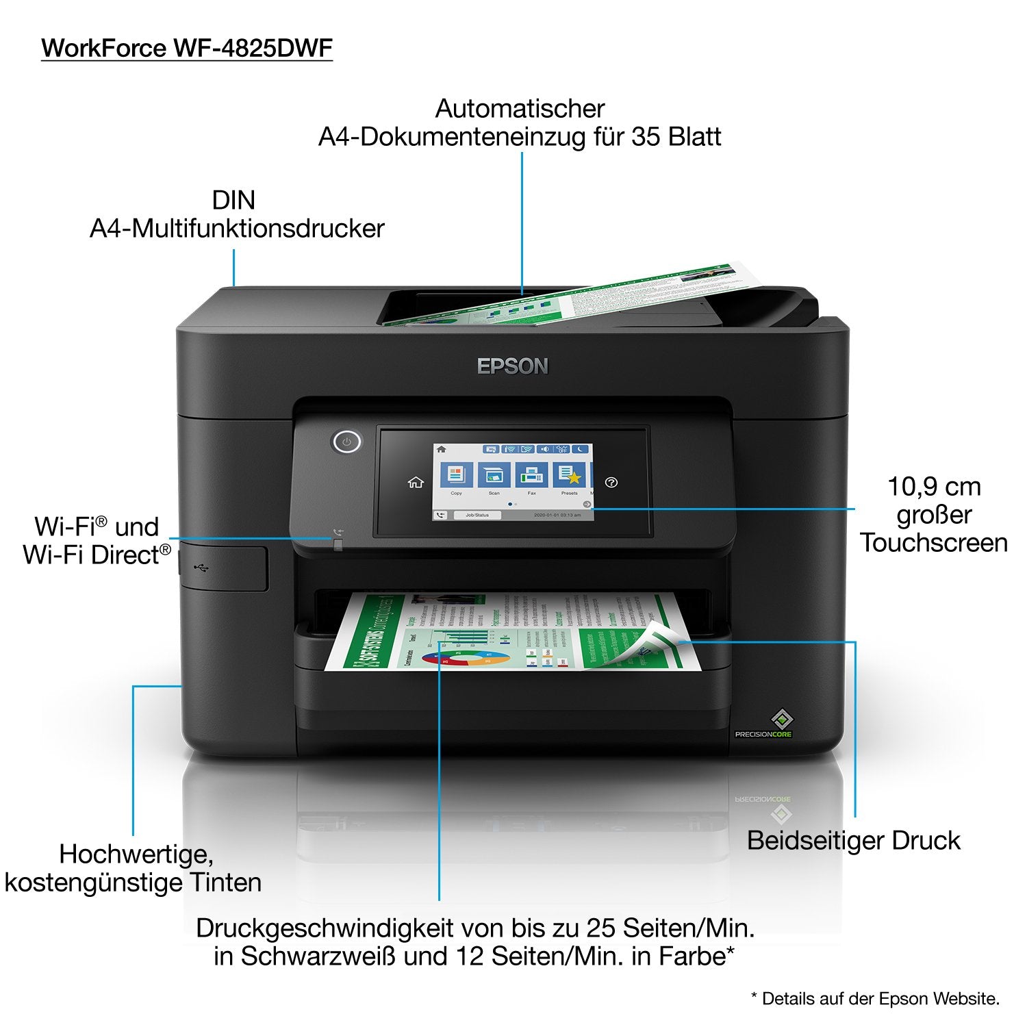 EAN 8715946679754 - Epson WorkForce Pro WF-4825DWF imagen 3