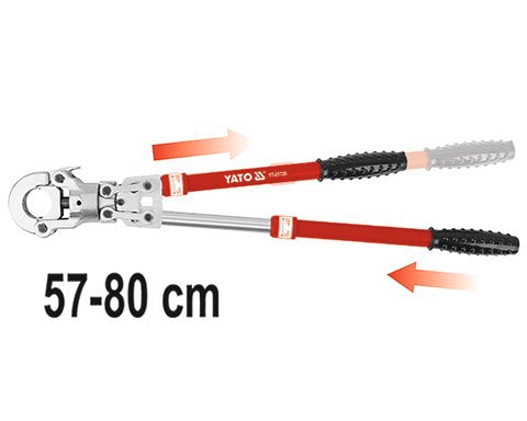 EAN 5906083217357 - Yato YT-21735 herramienta de engaste manual hidráulica Rojo Acero 360° imagen 9