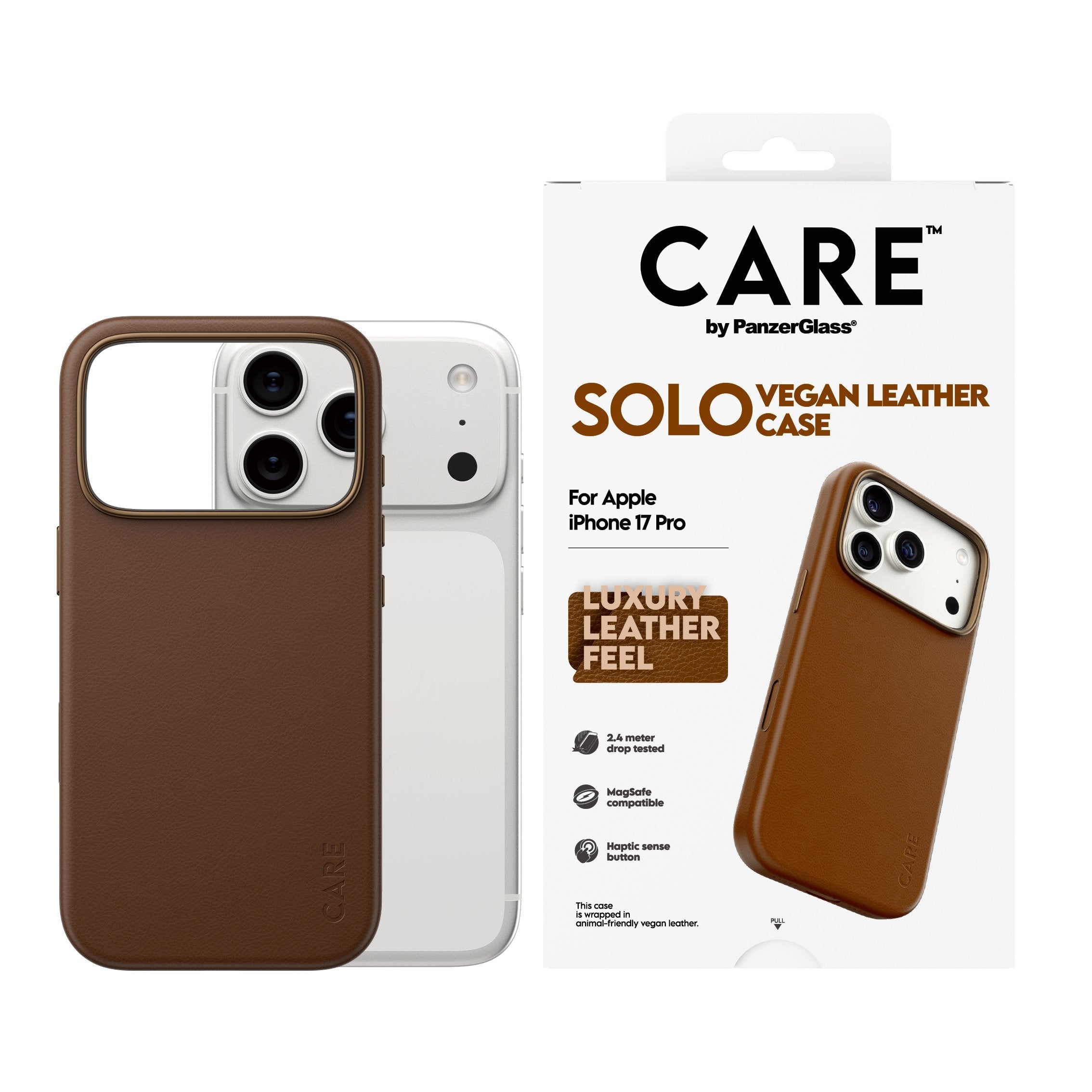 Panzerglass Care Solo Case Brown Ip 17 Pro