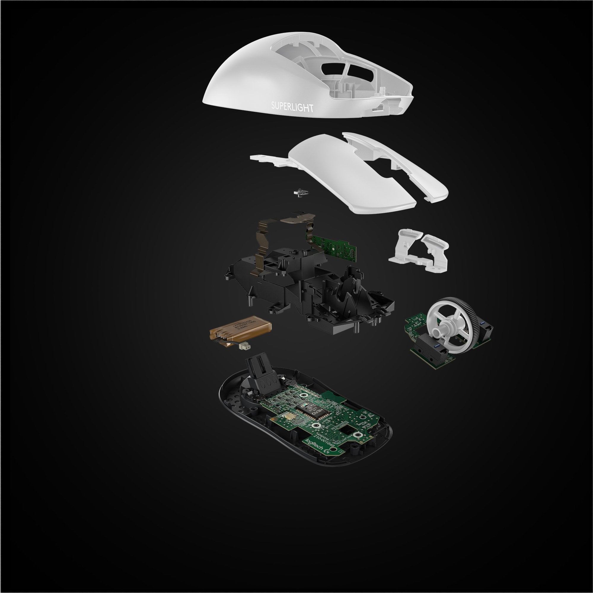 Logitech G Pro X Superlight Ratón Mano Derecha Rf Inalámbrico 25600 Dpi