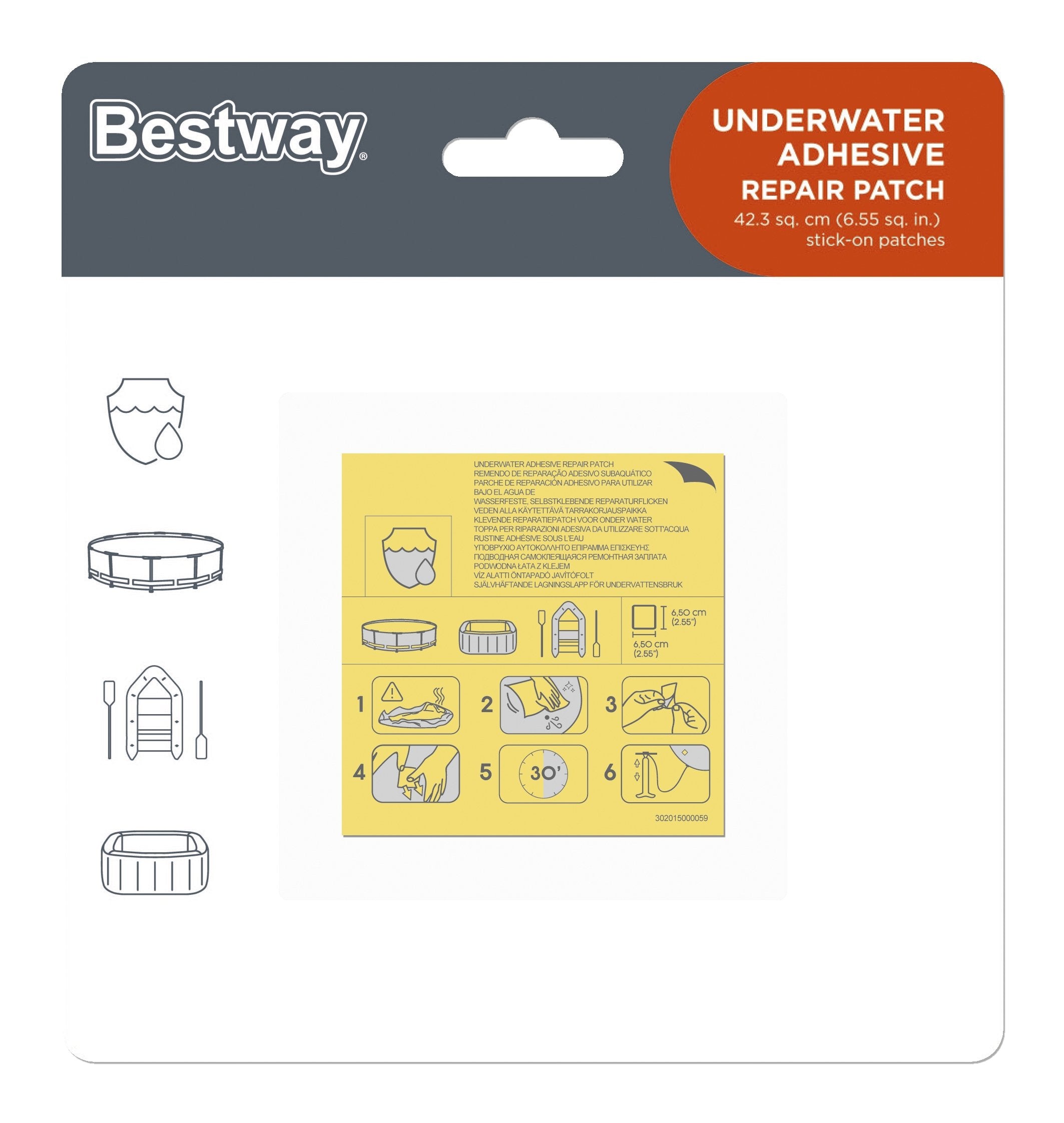 Bestway 62091 - Kit De Reparacin Hinchable