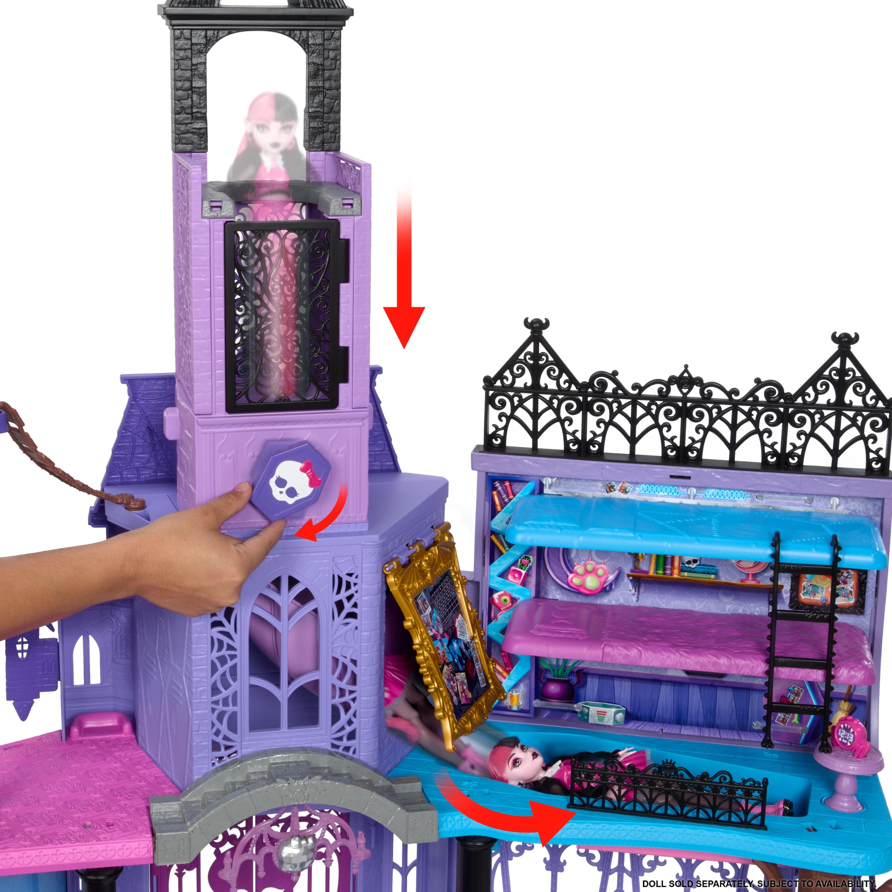 Casa De Muñecas Mattel Monster High Secundaria Embrujada Hlp88