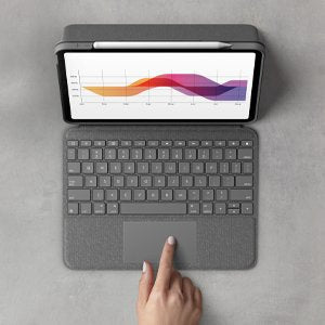 Logitech Folio Ipad Touch Qwertz Alemán Gris Smart Connector