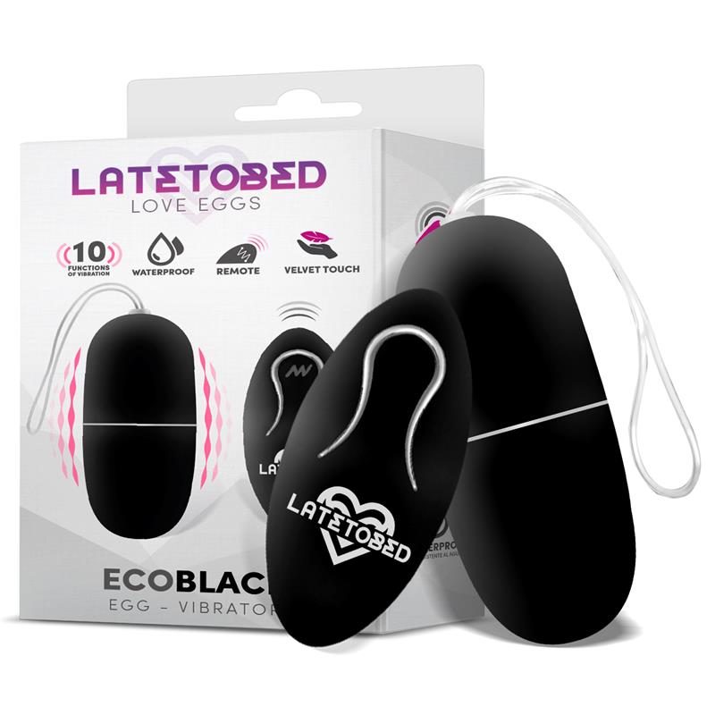 Ecoblack Huevo Vibrador Con Control Remoto