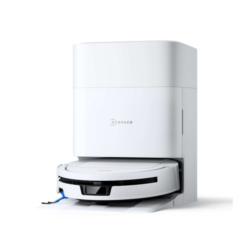 Ecovacs Deebot T90 Max Pro Omni Vacuum Cleaner,Robot,Wet&Dry,40000pa,Truedge 3.0,Zerotangle 4.0,Ozmo Roller 3.0,White+Omni Auto-Empty Statio