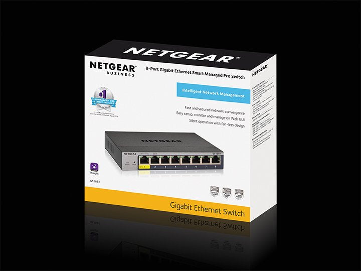 EAN 0606449138634 - NETGEAR GS108Tv3 Gestionado L2 Gigabit Ethernet (10/100/1000) Gris imagen 3