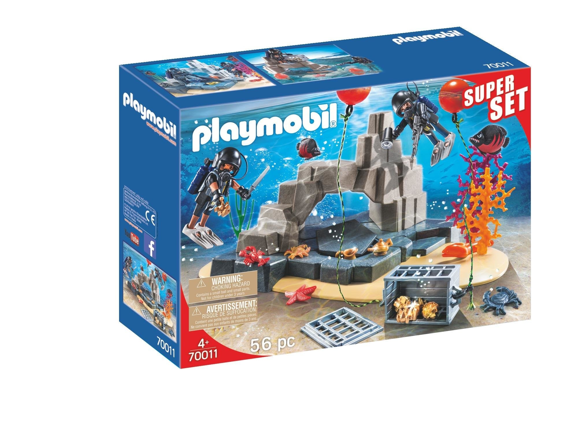 Playmobil Fuerzas Especiales Superset Unidad De Buceo