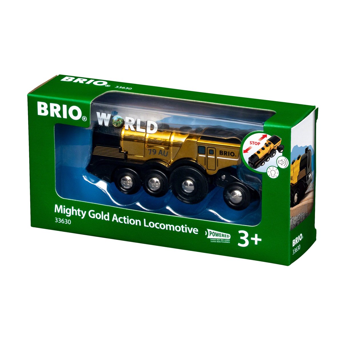 EAN 7312350336306 - BRIO Goldene Batterielok mit Licht und Sound imagen 1