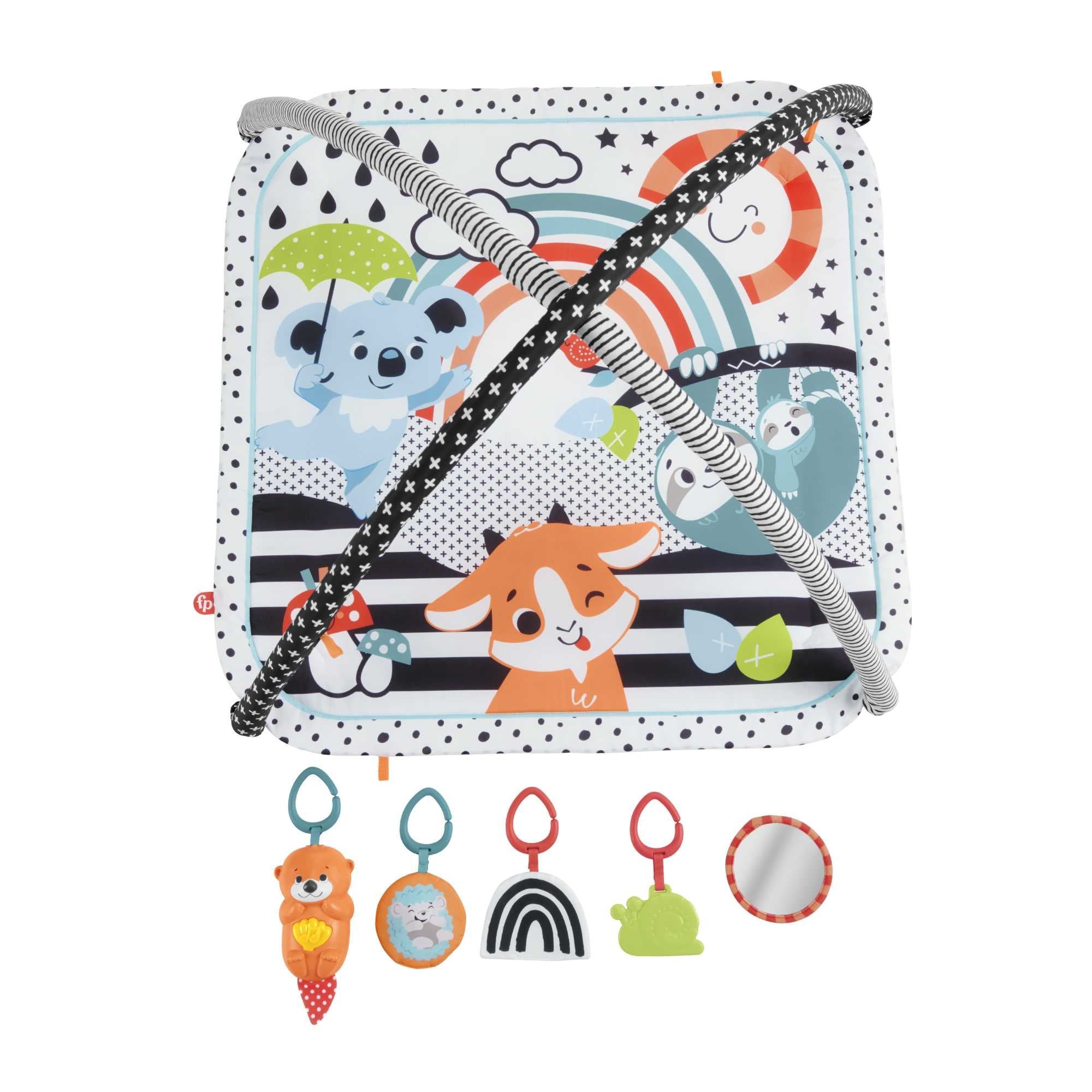Manta De Juegos Fisher-Price Animal Lovers Contrast Play Mat Play