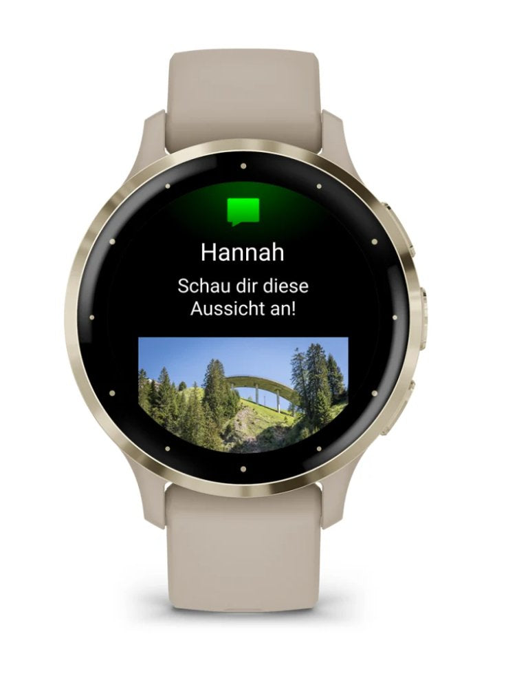 EAN 0753759314798 - Garmin Venu 3S 3,05 cm (1.2") AMOLED 41 mm Digital 390 x 390 Pixeles Pantalla táctil Oro, Gris Wifi GPS ( imagen 4