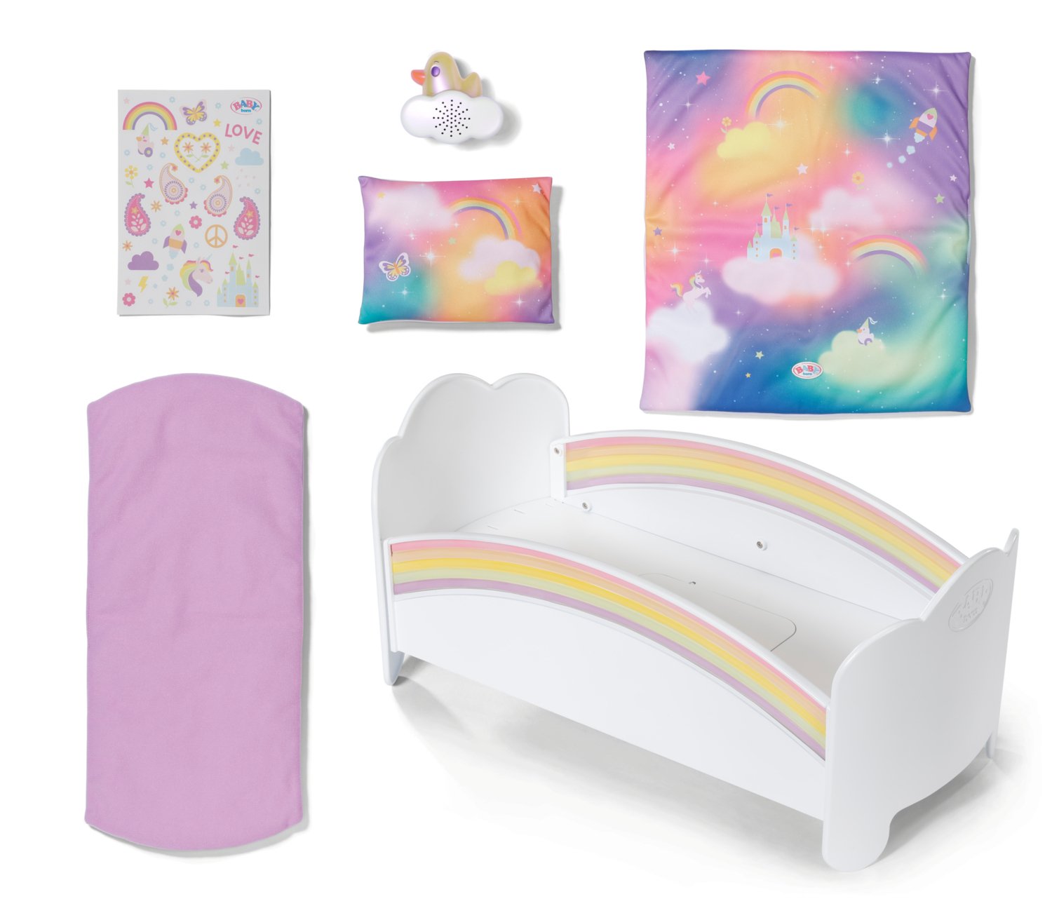 EAN 4001167835999 - BABY born Rainbow Bed Cama/cuna para muñecas imagen 1