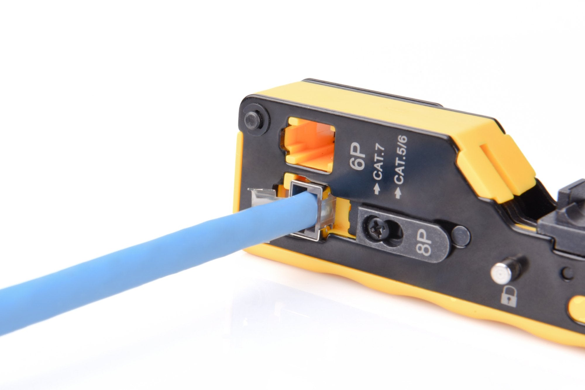 EAN 4016032482314 - Digitus DN-94025 crimpadora Herramienta para prensar Negro, Amarillo imagen 3