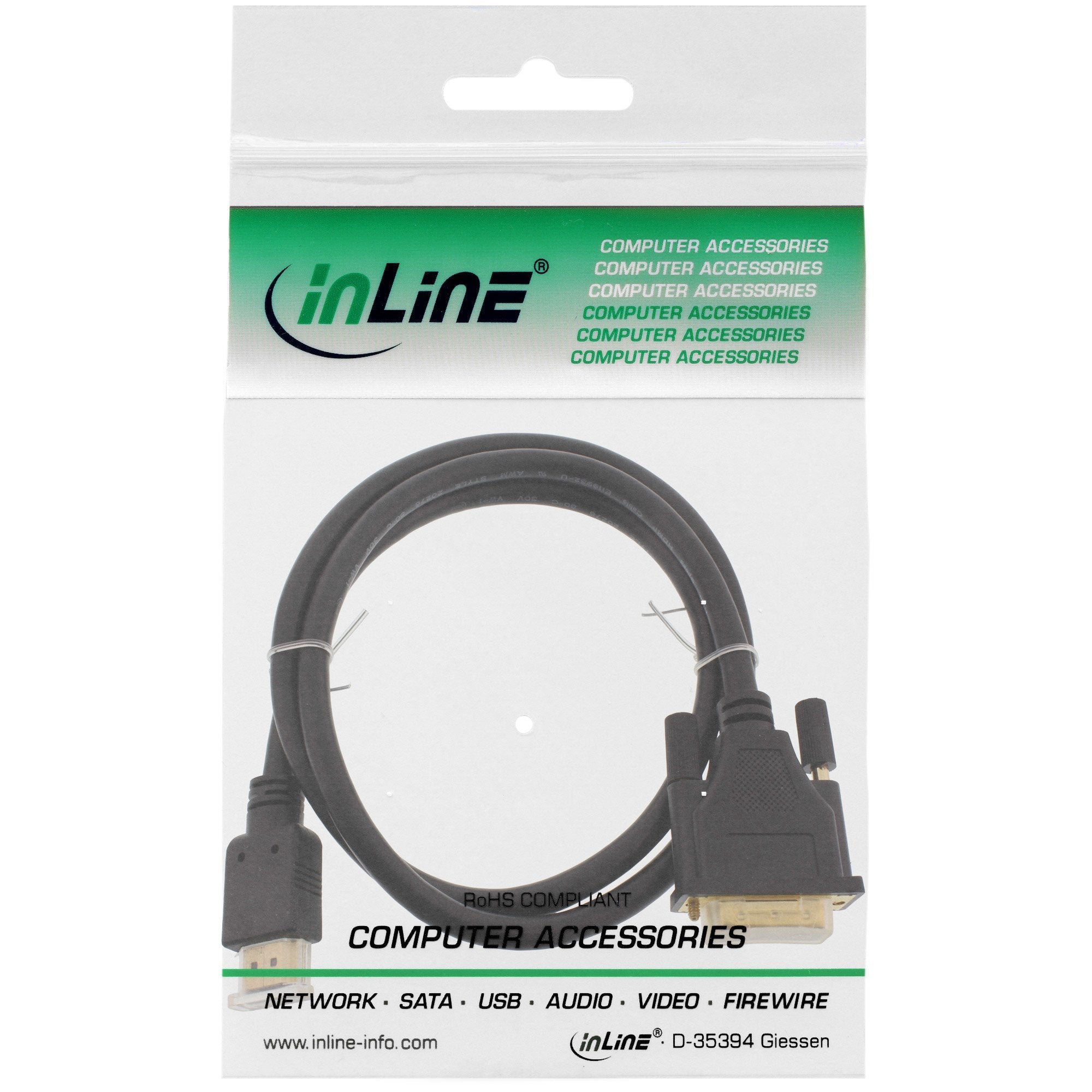 Inline Hdmi A Dvi Cable Hdmi Macho A Dvi 18+1 Macho 0,3 M