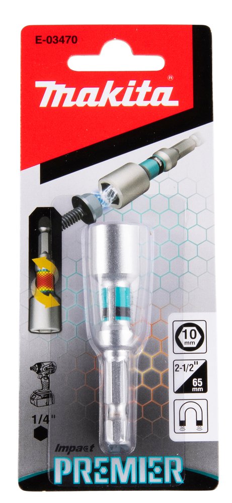 EAN 0088381570138 - Makita E-03470 soporte para puntas de destornillador 25,4 / 4 mm (1 / 4") 1 pieza(s) imagen 3