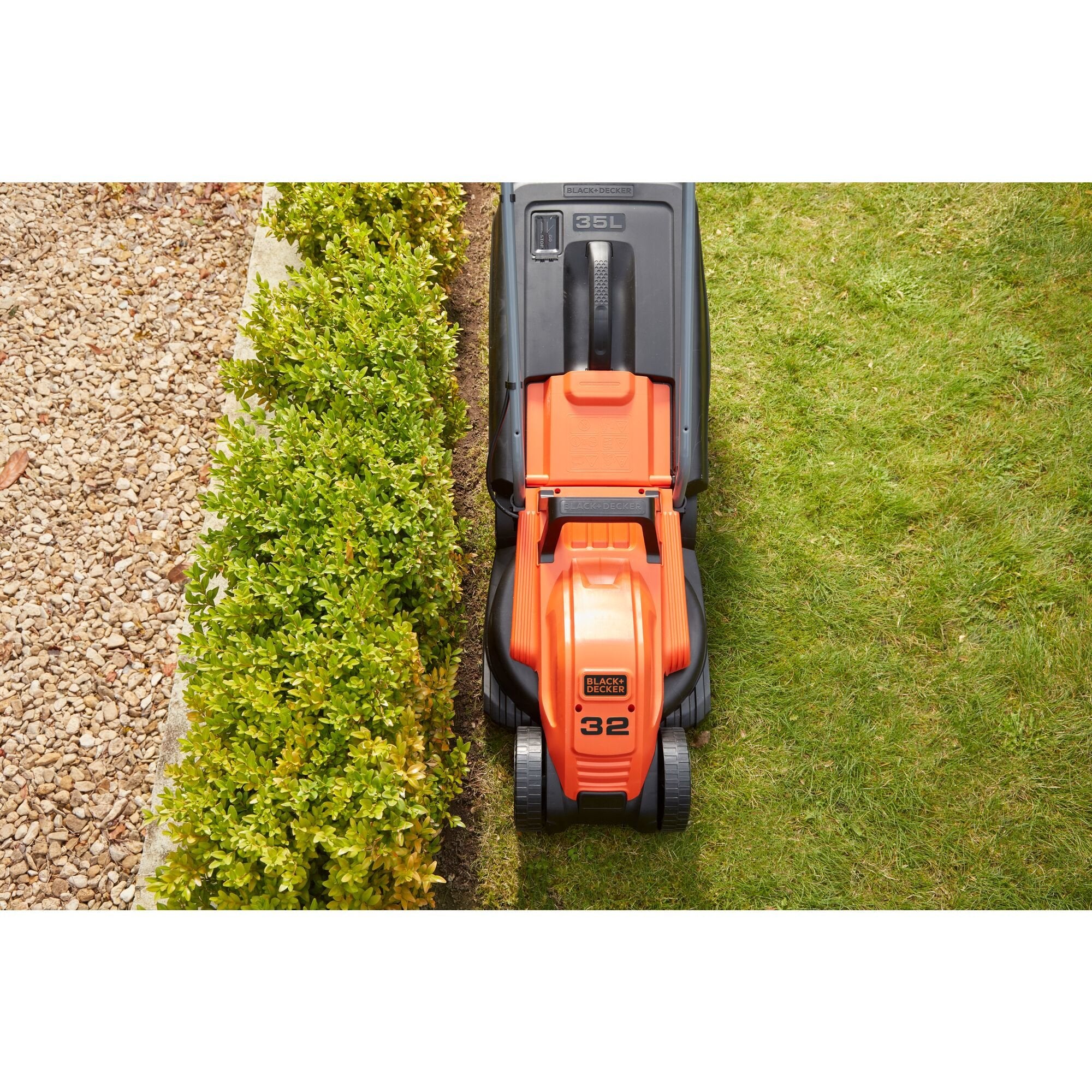 EAN 5035048682708 - Black & Decker BEMW451BH-QS cortadora de césped Cortacésped de empuje a gasolina Corriente alterna Negro, imagen 7