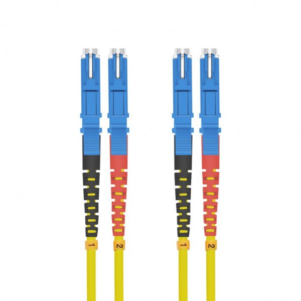 Helos Lwl Cable De Red E2000®/E2000® (Lsh) Duplex 9/125?M Os2 Amarillo 0,5m
