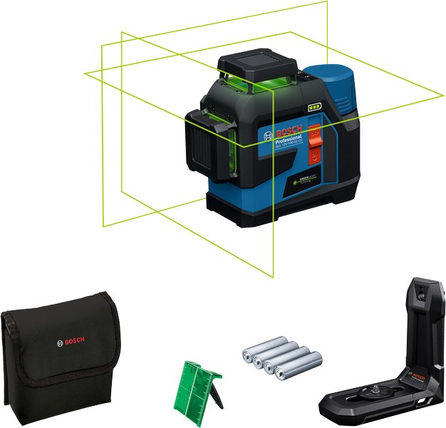 EAN 4053423303285 - Bosch GLL 12V-100-33 CG Nivel de línea 30 m 500-540 nm (< 10mW) imagen 2