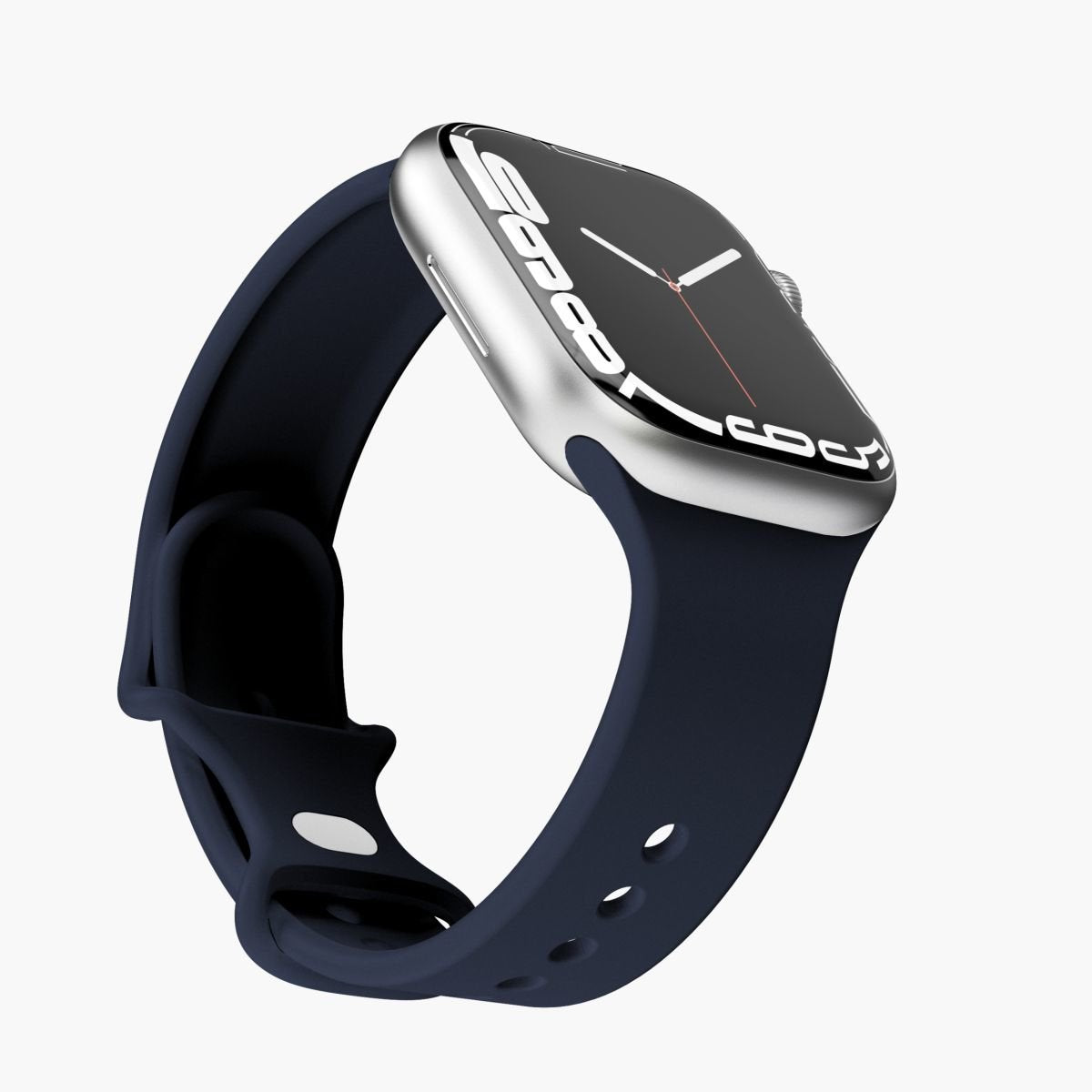 Vonmählen Watchstrap For Apple Silicone Loop Funda 2 Band One Navy (Aws00007)