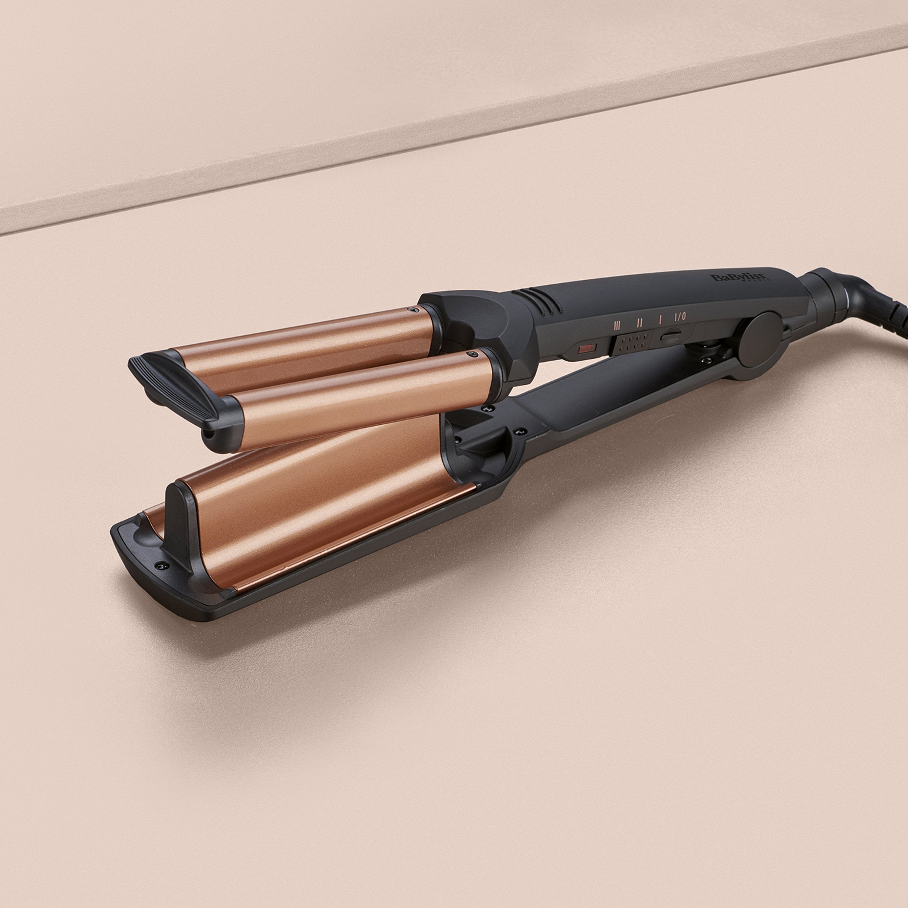 EAN 3030050154924 - BaByliss Deep Waves Rizador de pelo Caliente Negro, Naranja 2,5 m imagen 10