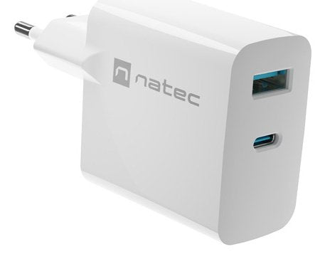 EAN 5901969444230 - NATEC NUC-2142 cargador de dispositivo móvil Universal Blanco Corriente alterna Carga rápida Interior imagen 6