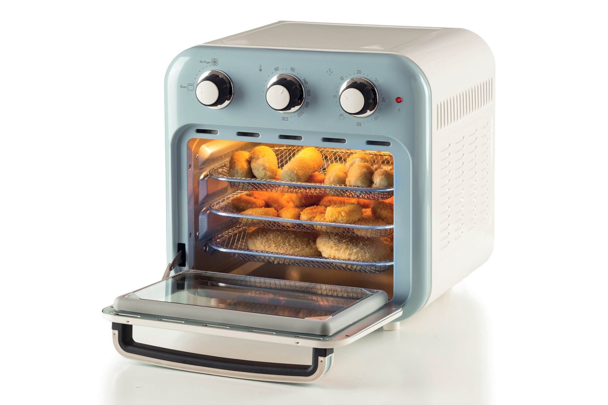 EAN 8003705122451 - Ariete 4632/05 Sencillo 16 L Independiente 1400 W Freidora de aire caliente Azul claro imagen 7